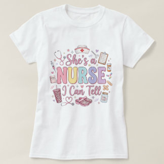 Ella es una enfermera, puedo decir PNG, camiseta r