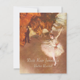 Ella es una estrella - una invitación al recital d