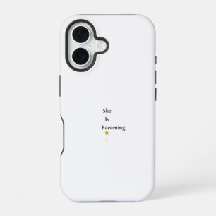 Ella Está Floreciendo Funda para iPhone 16
