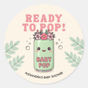 Ella Está Lista Para Parir Calcomanía para Baby Sh