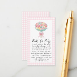 Ella está lista para usar la tarjeta Baby Shower E