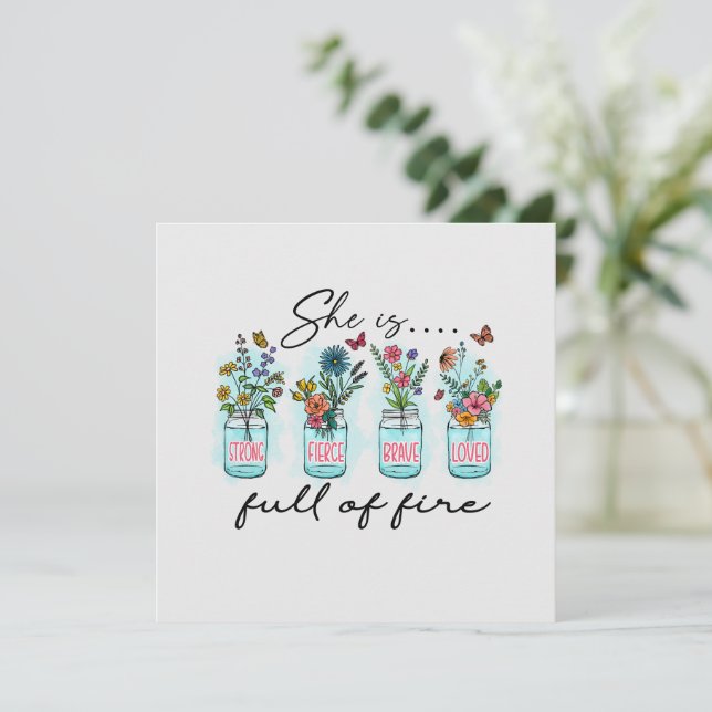 Ella Está Llena De Fuego (Anverso de pie)