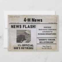 ELLA ESTÁ RETIRANDO LA INVITACIÓN (PERIÓDICO) DE 4