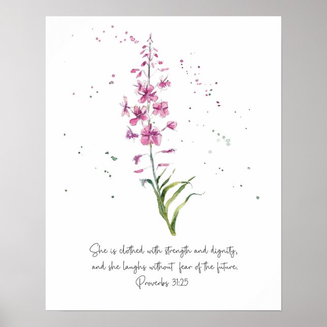 Ella está vestida de arte de pared poster (Frente)