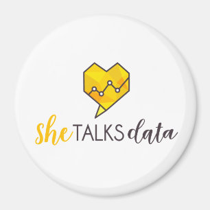 Ella habla el imán de los datos