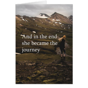 Ella hizo el viaje