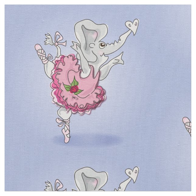 Ella la tela de la bailarina del elefante (De cerca)