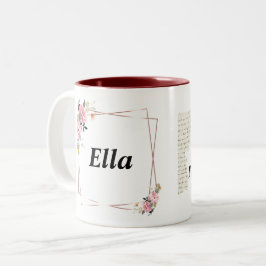 Ella llama Mug - Copa de café Personalizado con un