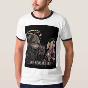 Ella me bloqueó Camiseta de Bunny triste Desgrac