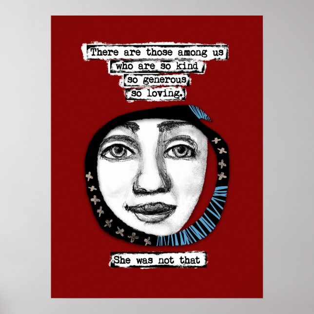 Ella No Era Esa Poster Del Arte De Pared (Frente)