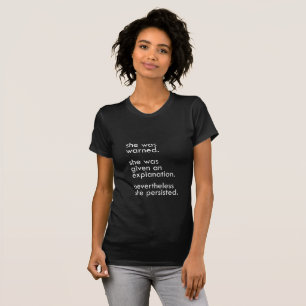 ella persistió camiseta