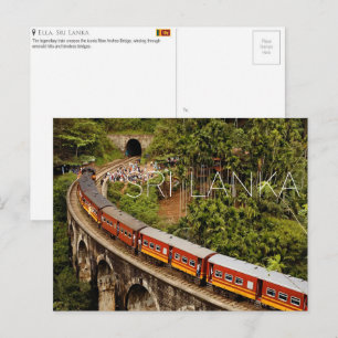 Ella, postal de viaje de Sri Lanka