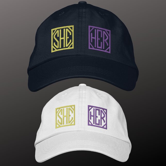 Ella pronuncia género Gorra bordada (Subido por el creador)