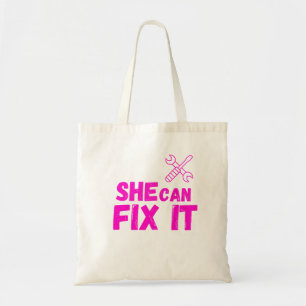 Ella Puede Arreglarlo Diseño de Bolso Tote Femin