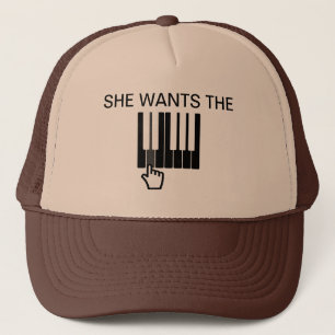 ELLA QUIERE el gorra del camionero de D