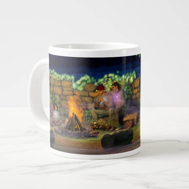"Ella sentía conectada." Taza de café (Izquierda)