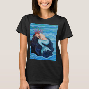 Ella soña la camiseta unisex de la sirena de los