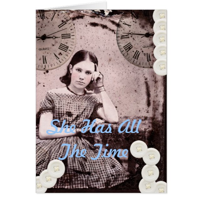 Ella tiene todo el tiempo (Frente)