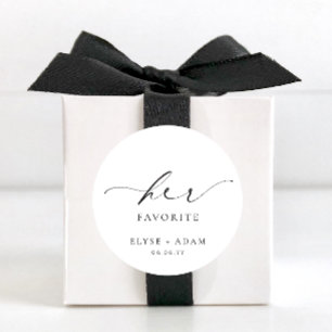 Ellesmere Su Favor Favorito Pegatina Redonda Clási