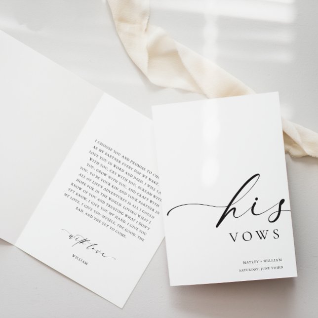 Ellesmere Su Tarjeta Boda de votos (HIs Vows Book Ellesmere )