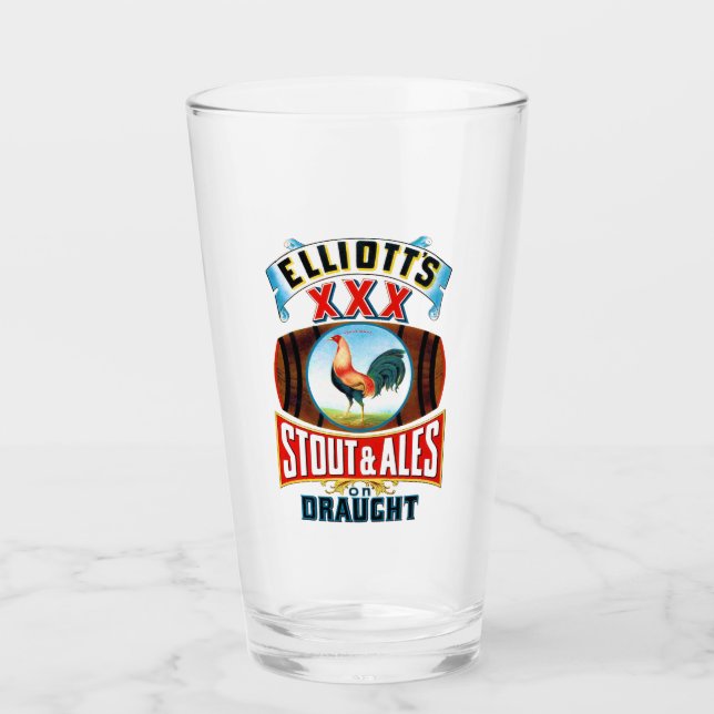 Elliott's Stout and Ale on Draft (Anverso)