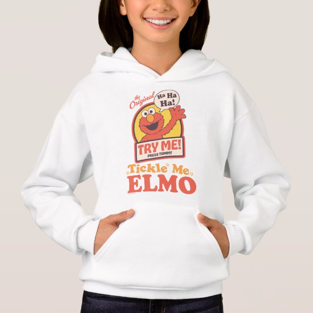 Elmo Retro Gráfico Agitando Me Hace Cosquillas (Anverso)