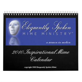 Elocuente hablado 2010 calendarios inspiradores