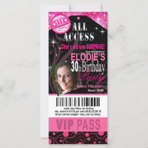 Elodie CORRECT Birday Party VIP TICKET