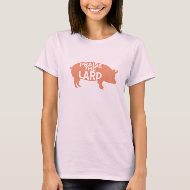 Elogie la camiseta de la manteca de cerdo (Anverso)