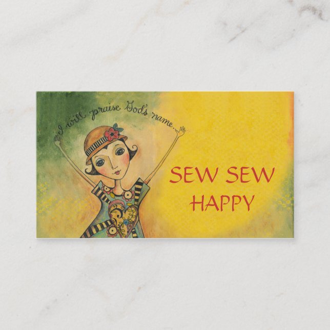 Elogíelo tarjeta de la mamá del negocio personal (Anverso)