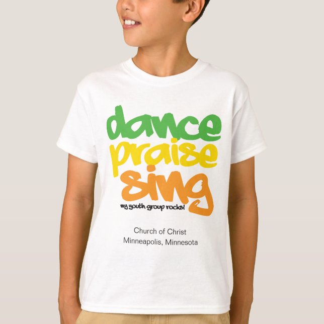 Elogio de la danza Grupo juvenil Sing Camisa Peron (Anverso)