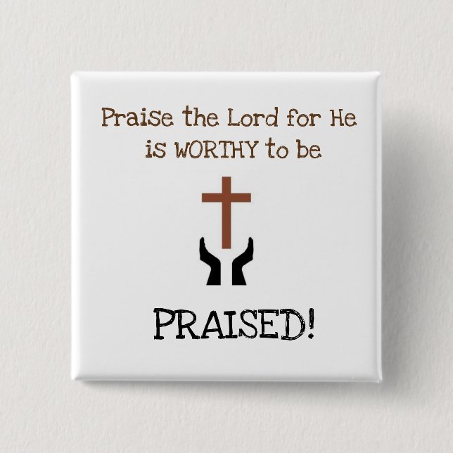 Elogio el botón del Señor (Anverso)