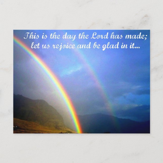 Elogio la postal de dios (Anverso)