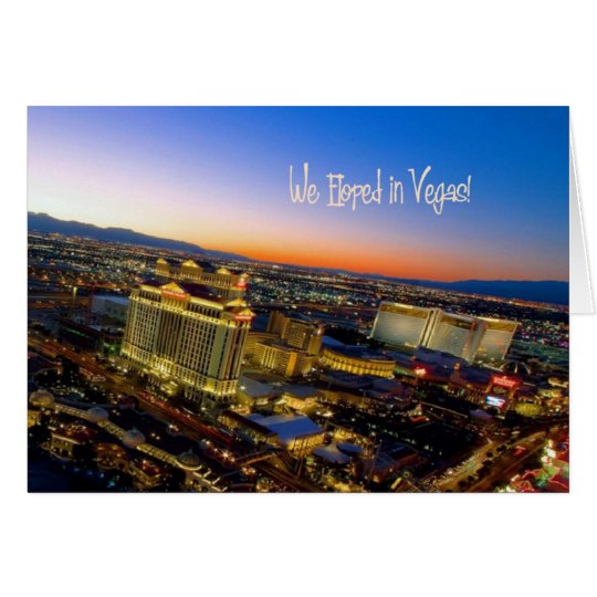 ¡Eloped en Vegas! Tarjeta