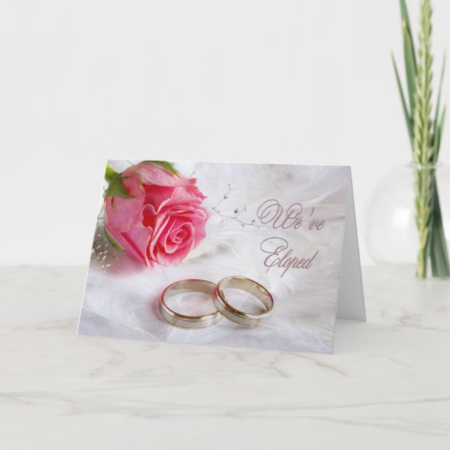 Eloped fuga de la invitación (Anverso)