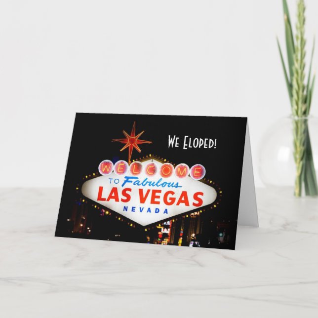 ¡Eloped! Tarjeta de Las Vegas (Anverso)