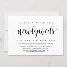 Elopement boda, almuerzo con invitación a recién c