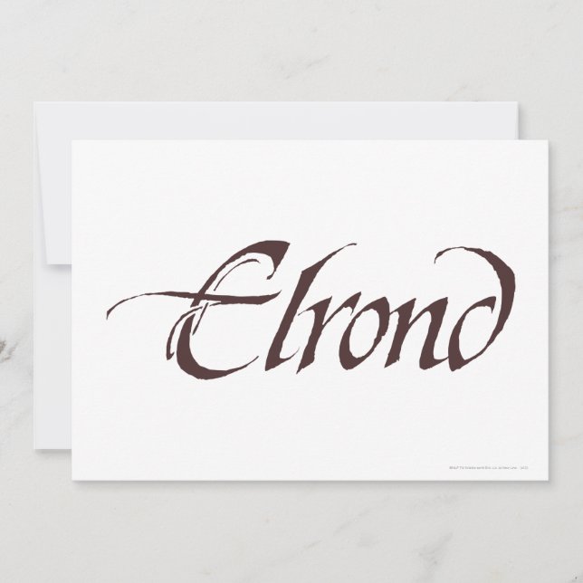 ELROND™ Name Solid (Anverso)