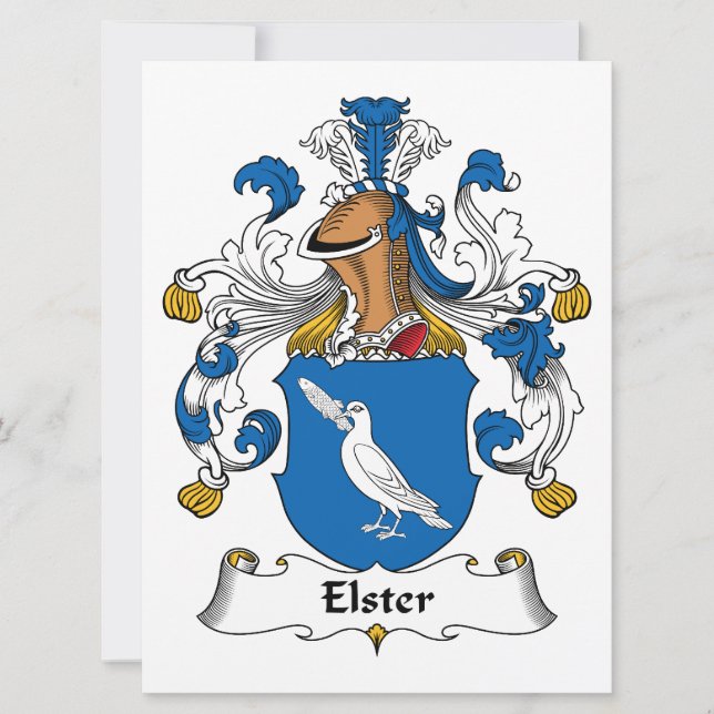 Elster Family Crest (Anverso)
