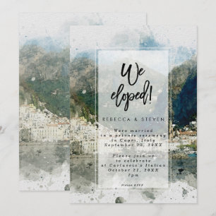eludimos la invitación a la boda de acuarela itali