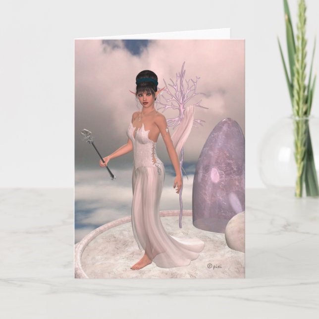 Elven Skies - Tarjeta de felicitación (Anverso)