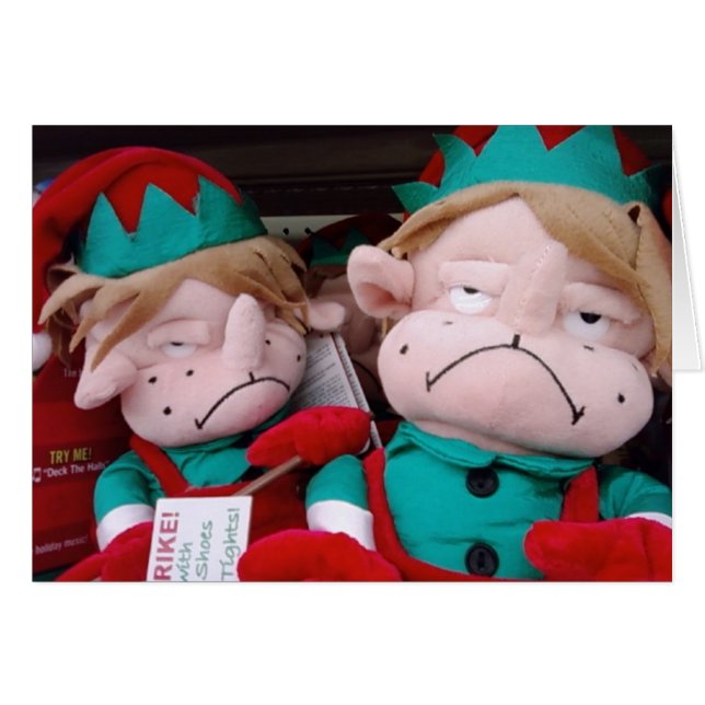 ELVES EN HUELGA SI NO TE VEMOS PARA LAS VACACIONES (Anverso (Horizontal))