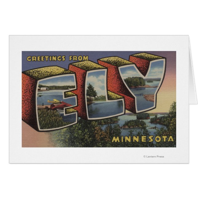 Ely, MinnesotaEscenas de letras grandesEly, MN (Anverso (Horizontal))