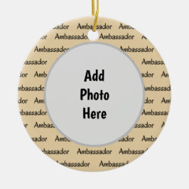 Embajador Scout Ornamento de Navidad