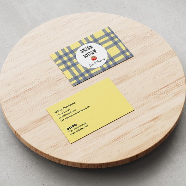 Embalaje casero de algodón y tarjeta de presentaci (Subido por el creador)