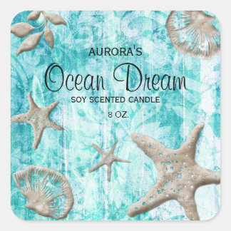 Embalaje de etiquetas de productos de velas de con