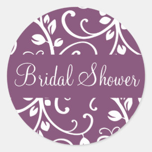 Embalaje Pegatina de sobre de vino floral con duch