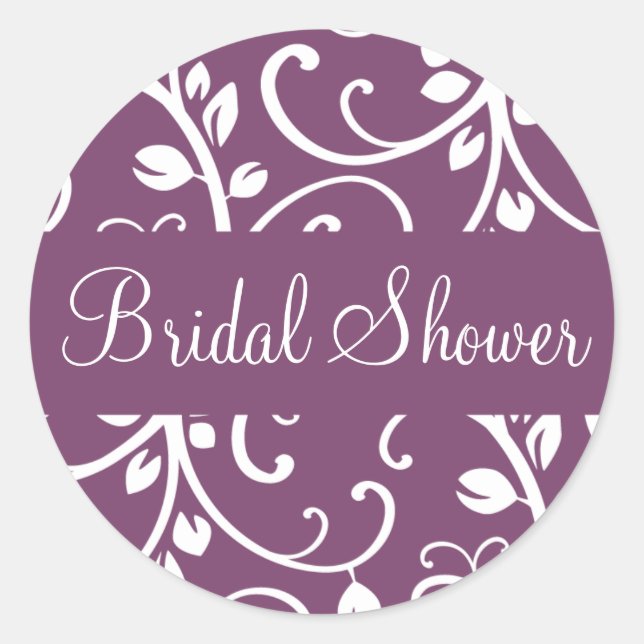 Embalaje Pegatina de sobre de vino floral con duch (Anverso)