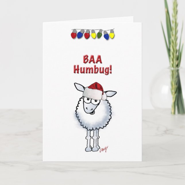 Embaucamiento del BAA del navidad de las ovejas (Anverso)