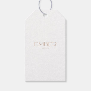 Ember Papier 2x3.5 Etiqueta de regalo Carga tu dis